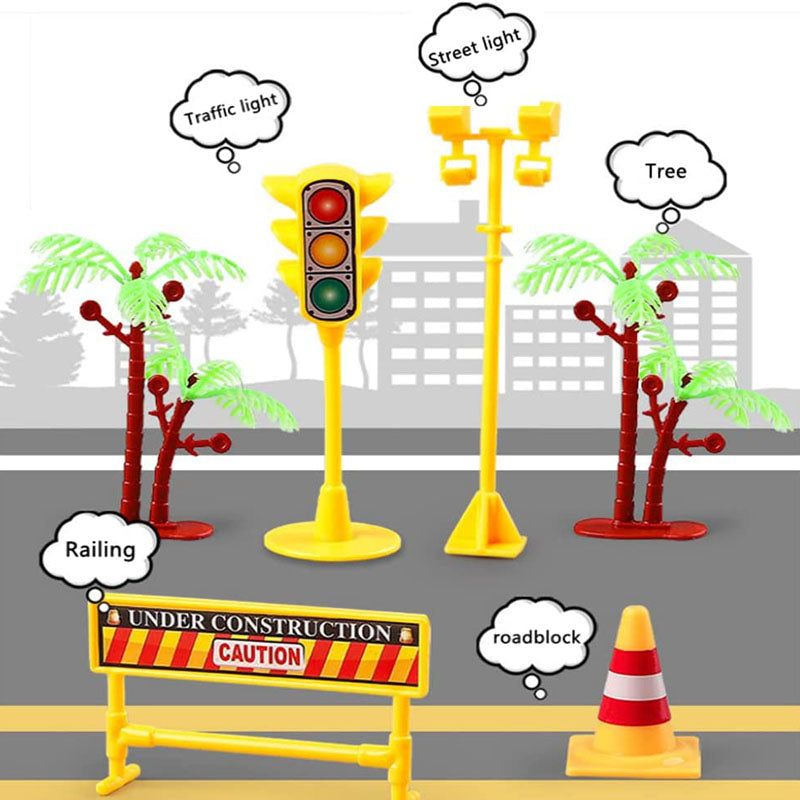 Construction Track Playset Building Toy