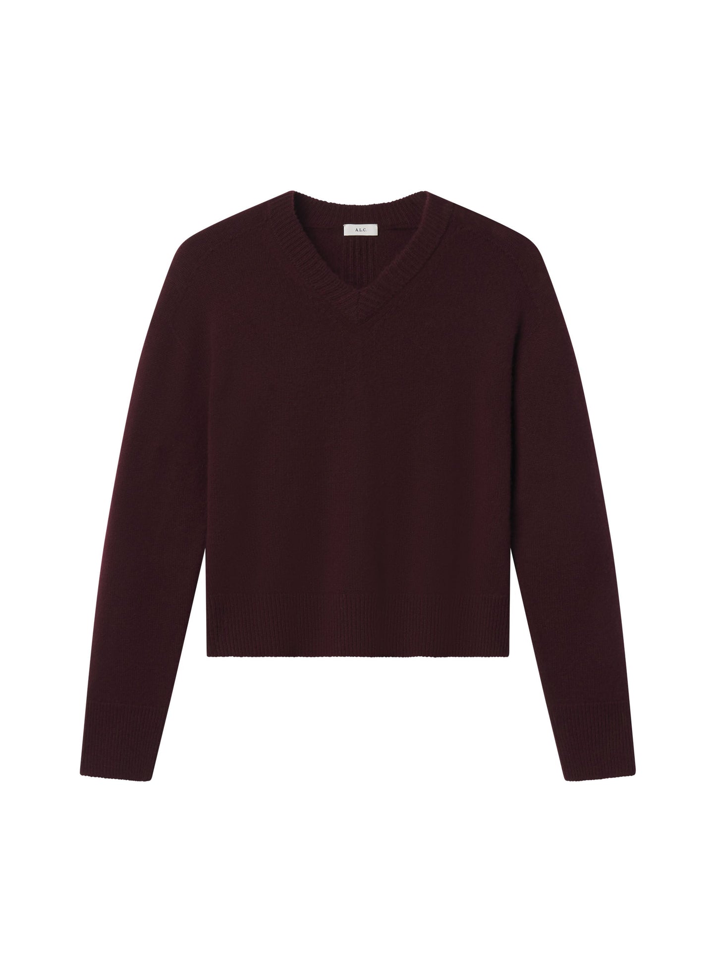 Calven Cashmere V Neck Sweater