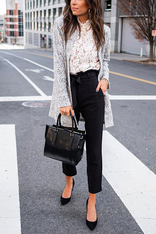 Mockneck Sleeveless Sweet Floral Lace Top