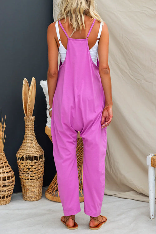Casual Pocketed Cami Jumpsuit
