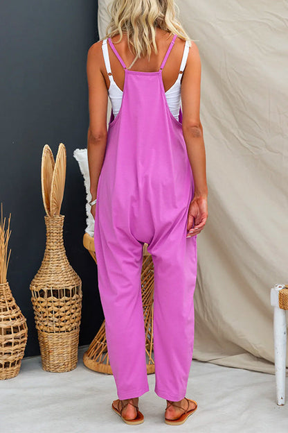 Casual Pocketed Cami Jumpsuit