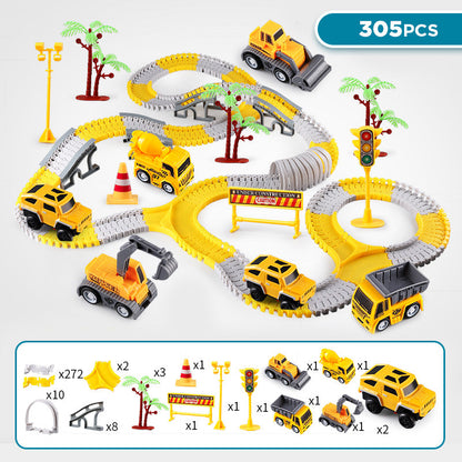 Construction Track Playset Building Toy