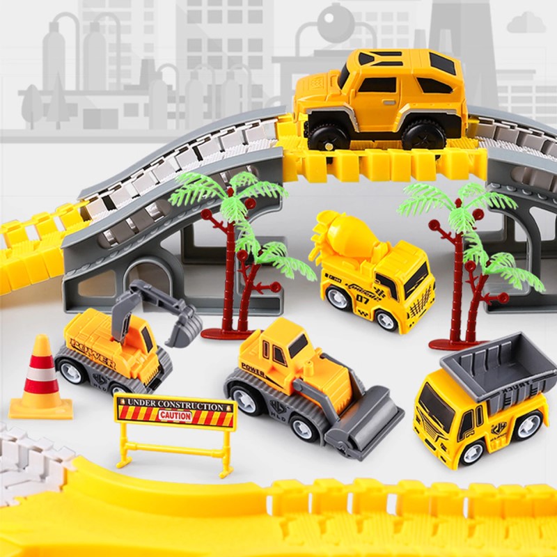 Construction Track Playset Building Toy