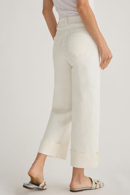 Risen Stella Wide Cuff Cropped Jeans