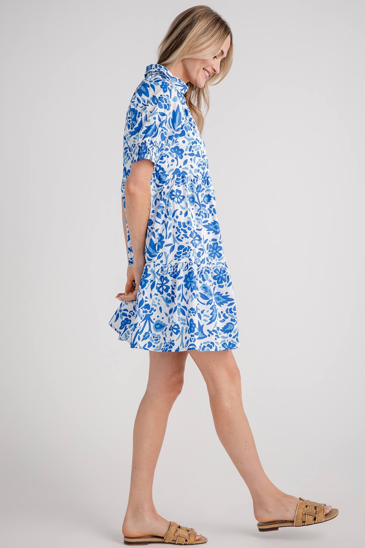 THML Printed Shirt Dress