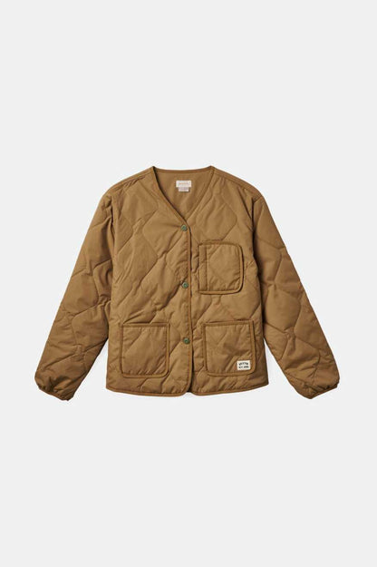 Delilah Quilted Jacket - Khaki