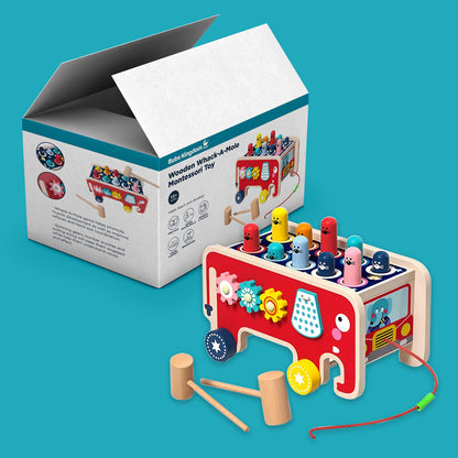 Wooden Whack-A-Mole Montessori Toy